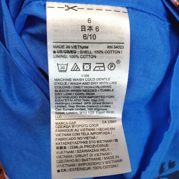 GAP Dress with Peach Flowers - Picture 5 of 5